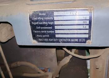 Wózek widłowy widłak 3,5 T