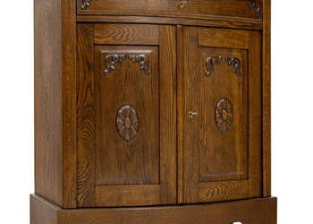 Stylowa Mała Komoda Antyk Stara Dania Dębowa Dąb Olejowosk