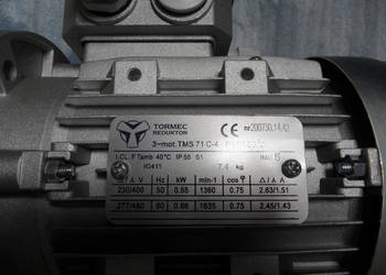 Silnik Tormec Reductor TMS 71 C-4 PTC 150 C
