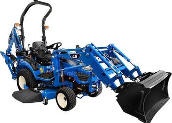 LS Tractor MT1.25 4x4 - 24.7 KM / TURF + koparka LB1107 + ładowacz TUR LL1…