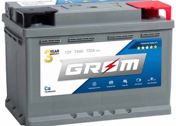 Akumulator 74Ah 680A GROM