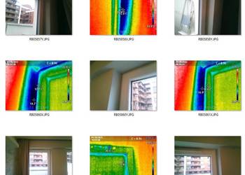 Termowizja okien, wykrywanie nieszczelności okien kamera termowizyjna