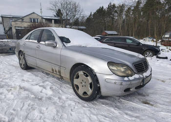 Mercedes S 320 2001r. 3,2 Diesel Automat Tanio - Możliwa Zamiana! W220 (19…