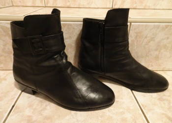 botki skórzane rozmiar 40