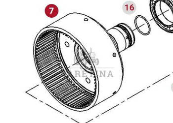Fendt 930 933 936 939 942 Vario Gen 6 Obudowa Sprzęgła WOM CZĘŚCI 93115020…