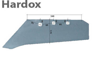 Lemiesz 300hektarów HARDOX 50588/L części do pługa FROST