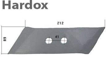 Dłuto HARDOX 1023P do pługa UNIA grudziądz 2 3 skibowego