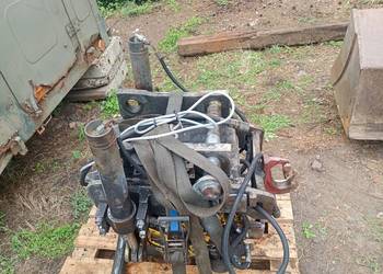 Rotator, głowica obrotowa z 3 łyżkami (skarpową, widły, kopania) do koparki