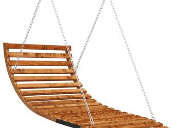 vidaXL Leżanka podwieszana, gięte drewno w kolorze teku(SKU:313939)