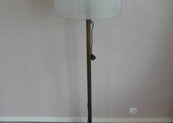Piękna mosiężna lampa podłogowa, lata 20, sprawna