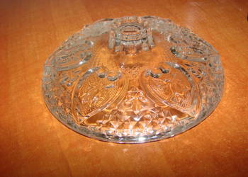 pokrywka szklanej bombonierki PRL