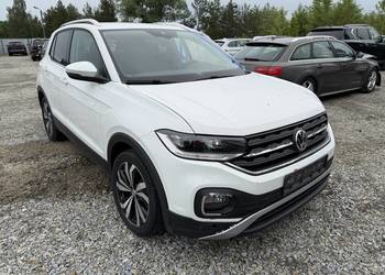 Volkswagen T-Cross 1.0 TSI OPF DSG UNITED 2019r 38tys km Uszkodzony OKAZJA