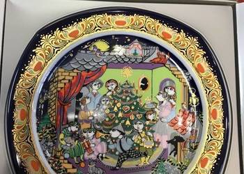 Talerz Rosenthal Björn Wiinblad „Kolędy na porcelanie“ 1986r.