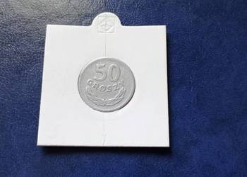 Stare monety 50 groszy 1949 PRL Polska skrętka