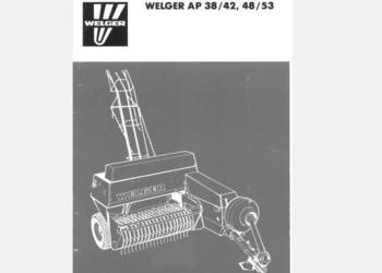Welger AP38 42 AP48 53 instrukcja obsługi prasa