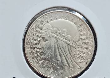 5 zł Głowa kobiety 1934 r. - nr. 5 - piękne - najniższy nakład