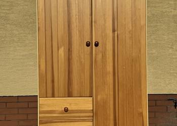 Szafa 2 drzwiowa sosnowa bieliźniarka szafka regał półka garderoba