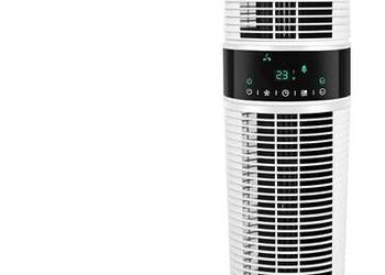 MYCARBON Wentylator wieżowy Oscylacyjny wi-fi czarny