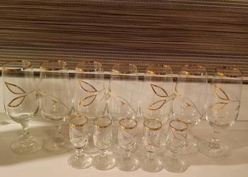 Zestaw kieliszków vintage