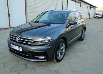 Volkswagen Tiguan II 2.0 VW R-Line, TDI 220 KM, DSG, 4x4, Doinwestowany