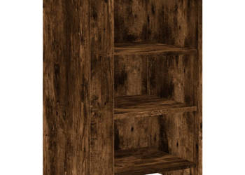 Szafka przydymiony dąb 45x35x75 cm materiał drewnopochodny WM-848385