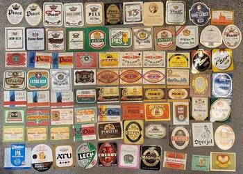 Etykiety piwne zestaw 247 etykiet polskie browary