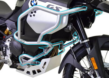 Zestaw gmoli Bunkier BMW F 900 GS Adventure (2024 - ) - srebrny
