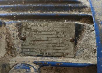 Gniotownik do owsa jęczmieńia + silnik elektryczny 10 KM 7,5 kW 400V 3-faz