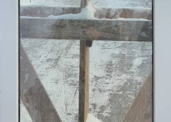 OKNA KacprzaK Witryna 61X95 FIX Używany PCV Plastikowy