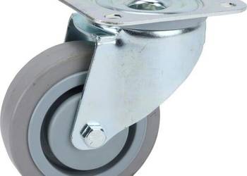 Koła skrętne z elastycznymi oponami gumowymi 3470UFP100P62