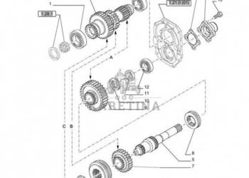 New Holland T6010 T6090 T6070 T7230 Koło zębate 81864900