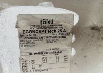 Ferroli Econcept Tech 25A - piec gazowy na części