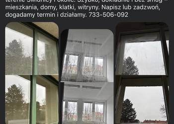 Mycie okien, witryn sklepowych i szyb – bez smug | Świdnica