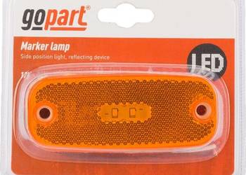 Lampa obrysowa boczna LED, pomarańczowa 12/24V LA35061