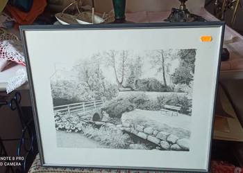 Grafika, reprodukcja, za szkłem. Grafika, reprodukcja, za szkłem.