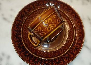 Kolekcjonerski Zestaw Kawowy WERINA Pruszków EXPORT KOKARDKA PRL Vintage