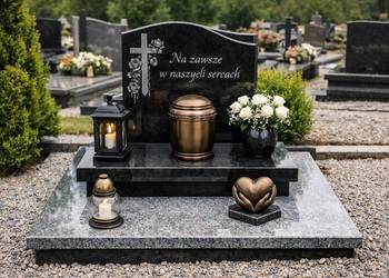 Pomnik urnowy cmentarz grabiszyński, cena, nagrobek, Zakład Kamieniarski