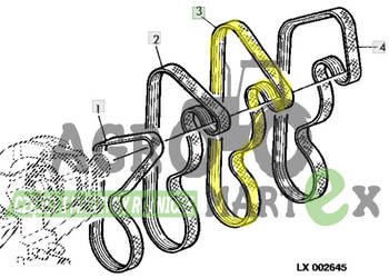 L111804 PASEK WIELOROWKOWY 8PK2190 JD zam