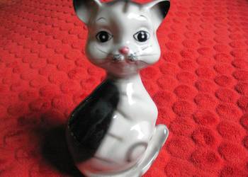 Kot - skarbonka - 19 x 11 x 9 cm ceramika