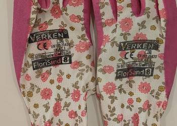 Rękawice robocze ogrodowe domowe FloridSand r. 7-8