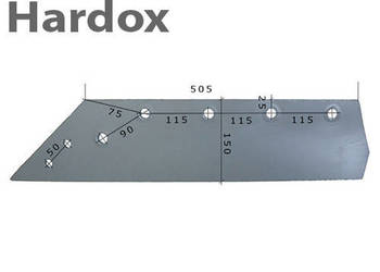 Lemiesz 300ha! HARDOX 930411200/L części do pługa POTTINGER