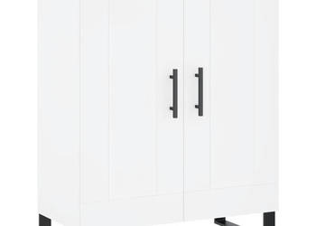 Szafka biała 695x34x90 cm materiał drewnopochodny WM-830220