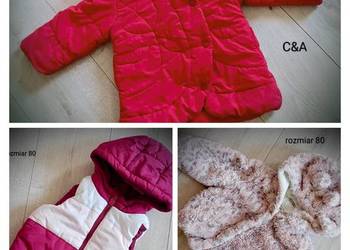 Zestaw zimowy dla dziewczynki rozmiar 80