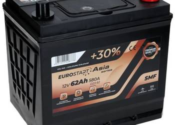 Akumulator Eurostart 12V 62Ah 580A P+ ECA62P