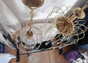 Zyrandol włoski art deco lata 70 te