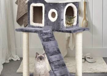Wielopoziomowe drzewo dla kota – stabilna konstrukcja