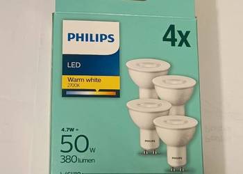 Żarówki halogeny LED PHILIPS GU10 4,7W = 50W