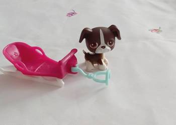 Piesek z sankami Hasbro zestaw