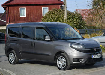 Fiat Doblo 1.4 TB Maxi/ 5-Osobowy/ Klima/ 2019/ Stan bardzo dobry II (2009…