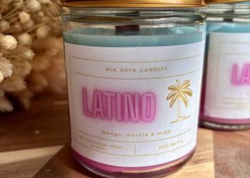 Świeca sojowa LATINO • Morela • Mango • Miód • MiA Soya Candles